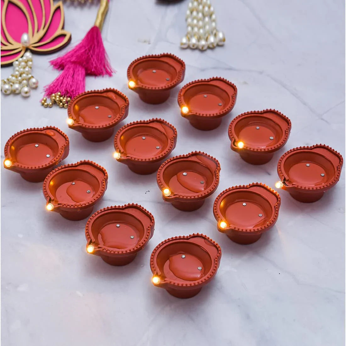 Smokeless Water Senor Diyas ( RE-USABLE + LONG LASTING)