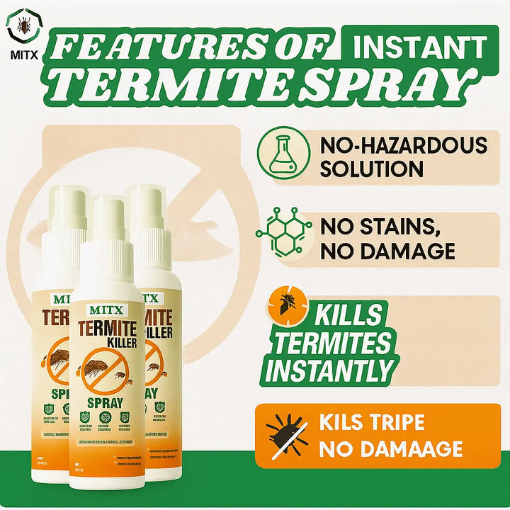 MITX™ TERMITE KILLER PREMIUM SPRAY – BUY 1 GET 2 FREE (50ML X 3)