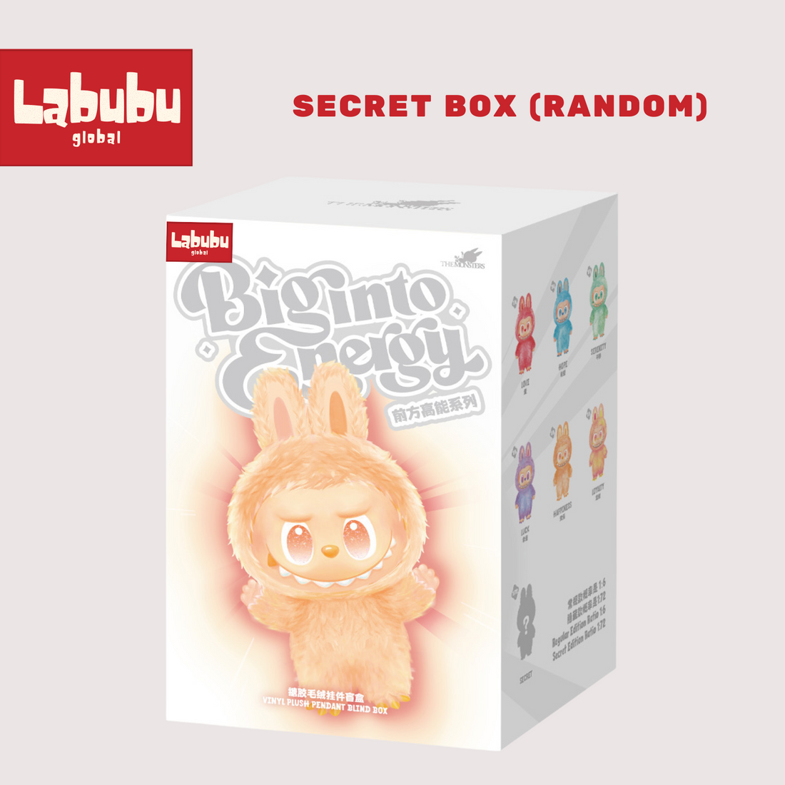 Labubu | The Monsters | Vinyl Plush | Exciting Macaron & High On Energy Series (From Asia to India)