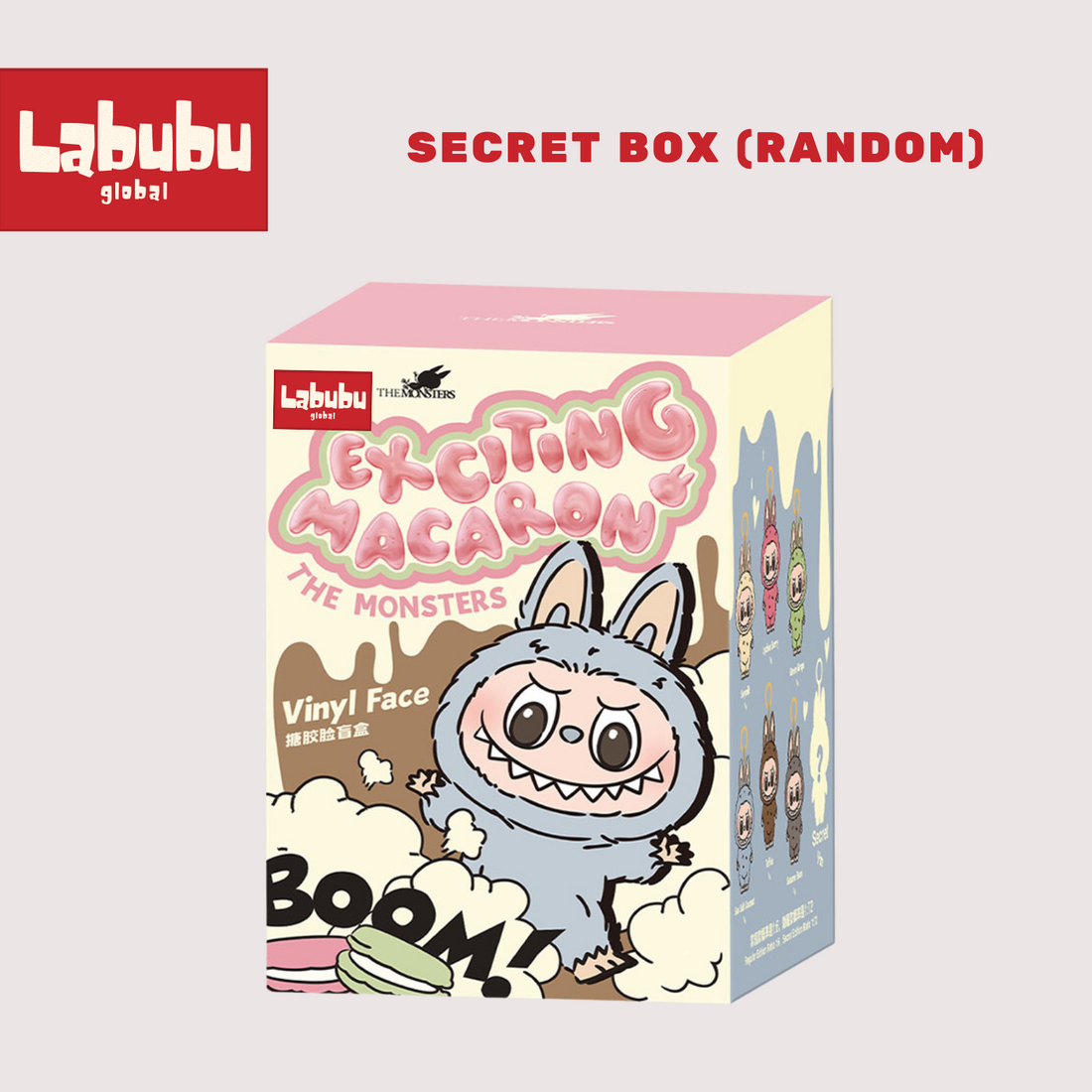 Labubu | The Monsters | Vinyl Plush | Exciting Macaron & High On Energy Series (From Asia to India)