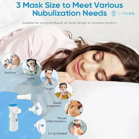 PureBreath™ – Compact Nebulizer | Gentle Vapour | Safe Relief Anytime, Anywhere