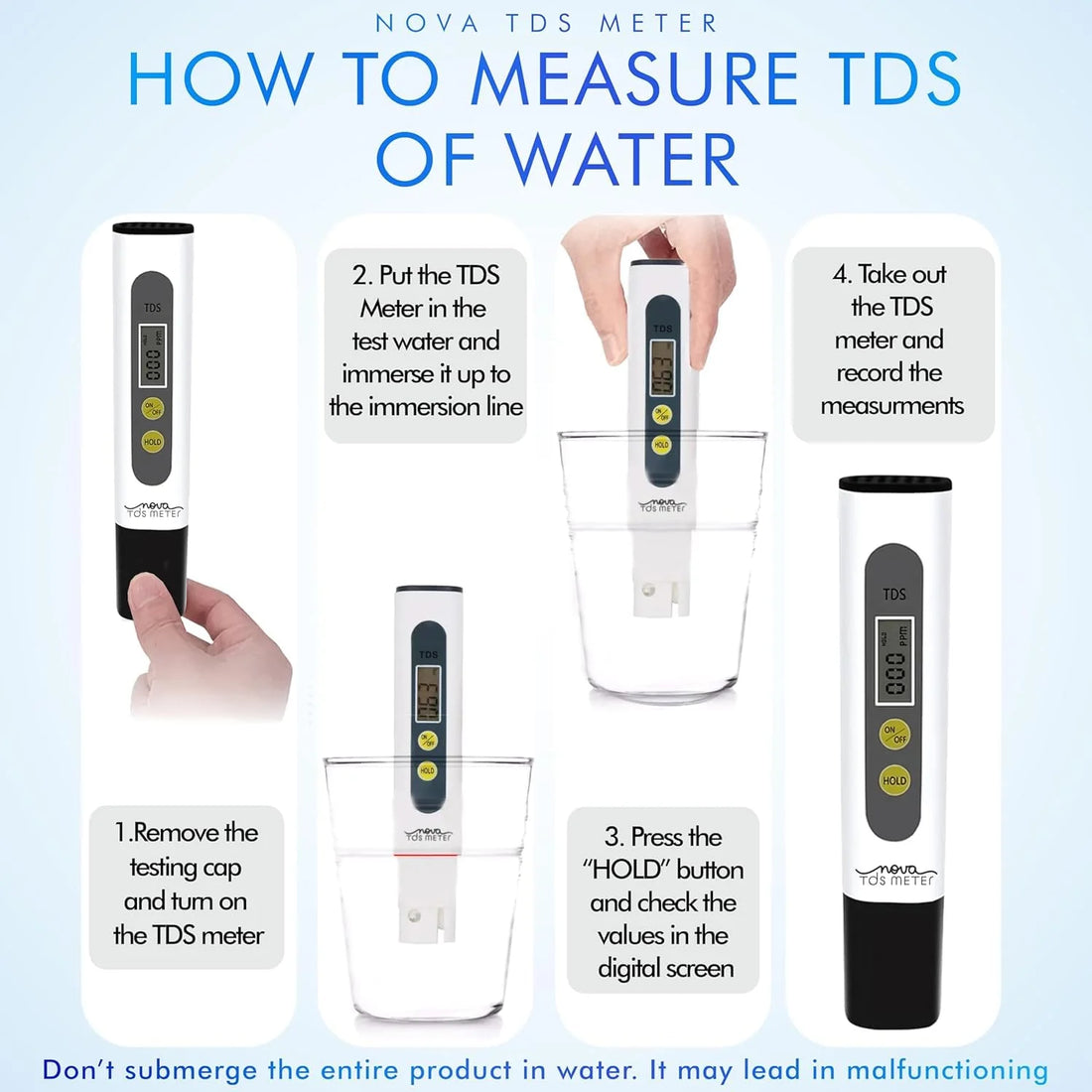 WATER TDS METER TESTER