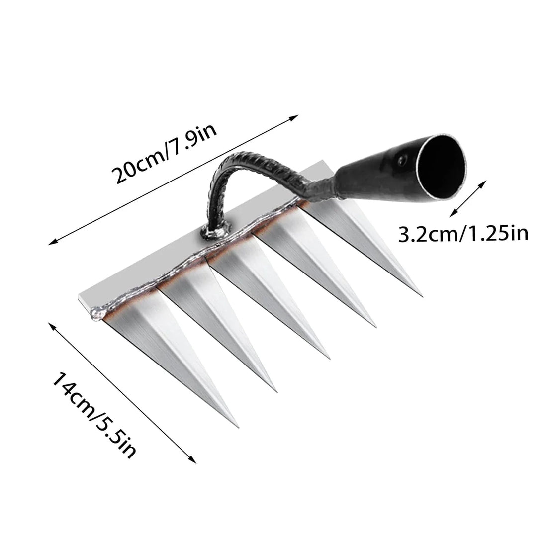 Sharpen™ Carbon Steel Garden Rake