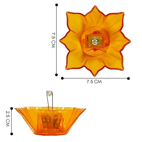 Water Sensor LED Diyas – Festive Warm Glow ✨