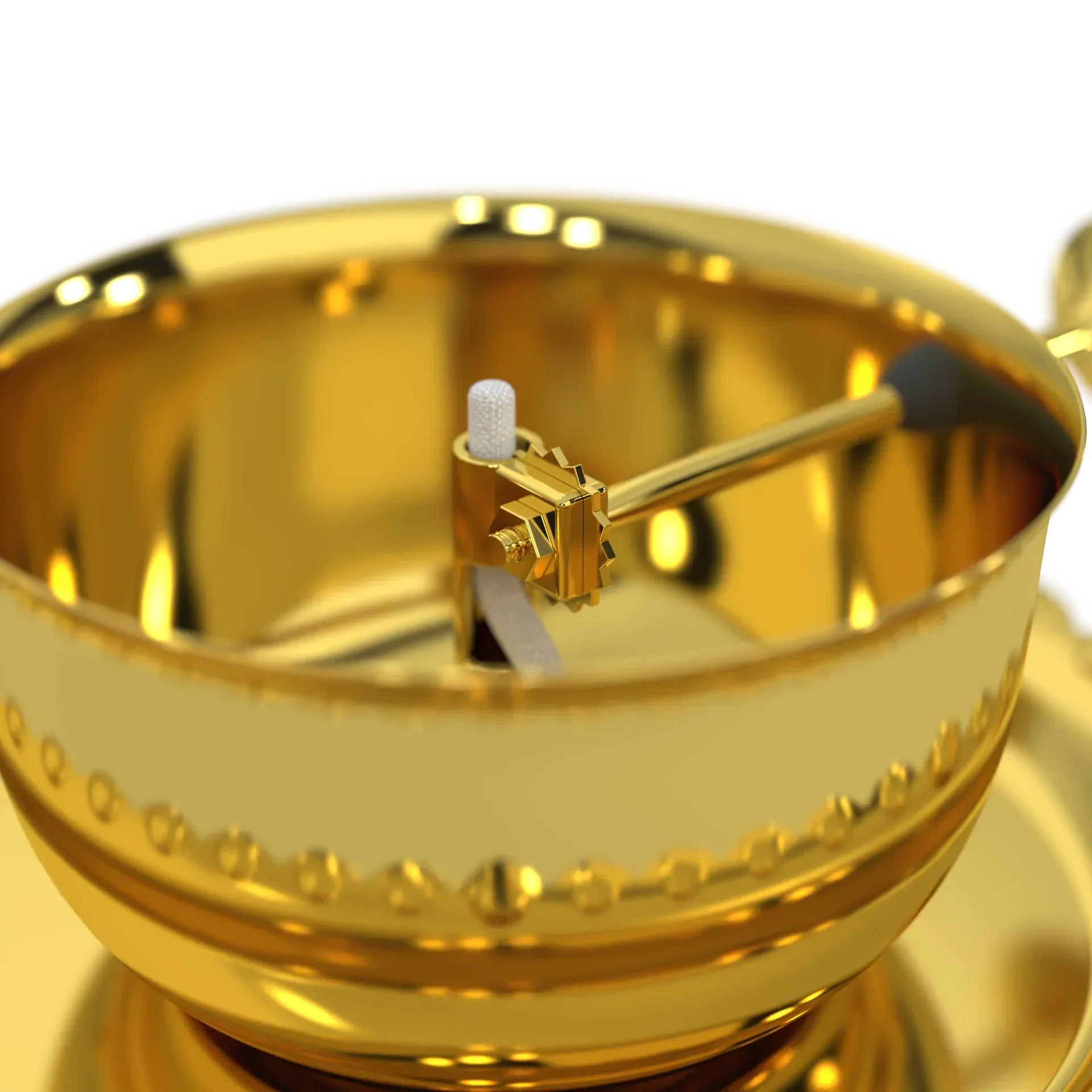 Shree Akhand Jyot Diya & Cover - Brass (पीतल) - Premium Quality ✅