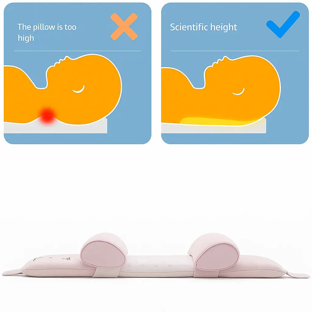 PillowTuck– Head Shape Protection | Adjustable Fit | Cotton-Soft Sleep Essential