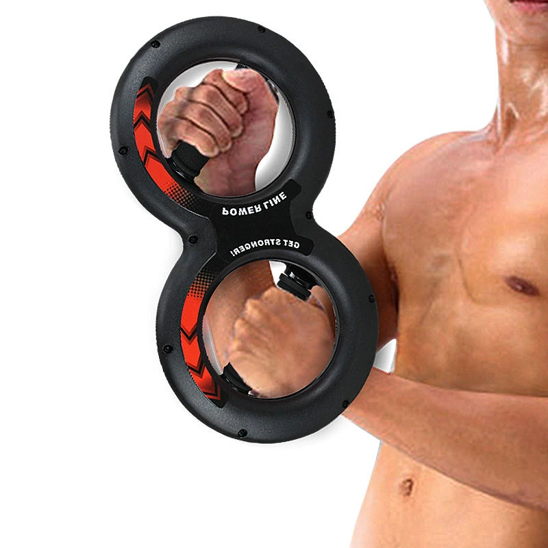 Power Arm 8 Shaped Wrist Grip Key Fitness Strength Trainer