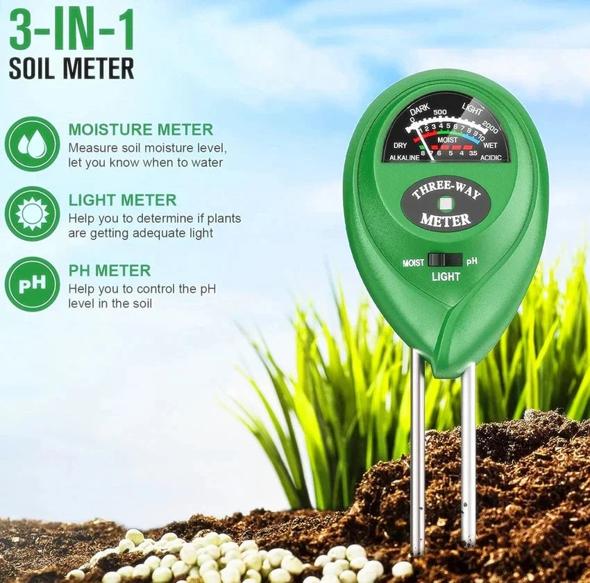 3-in-1 Soil Moisture Meter