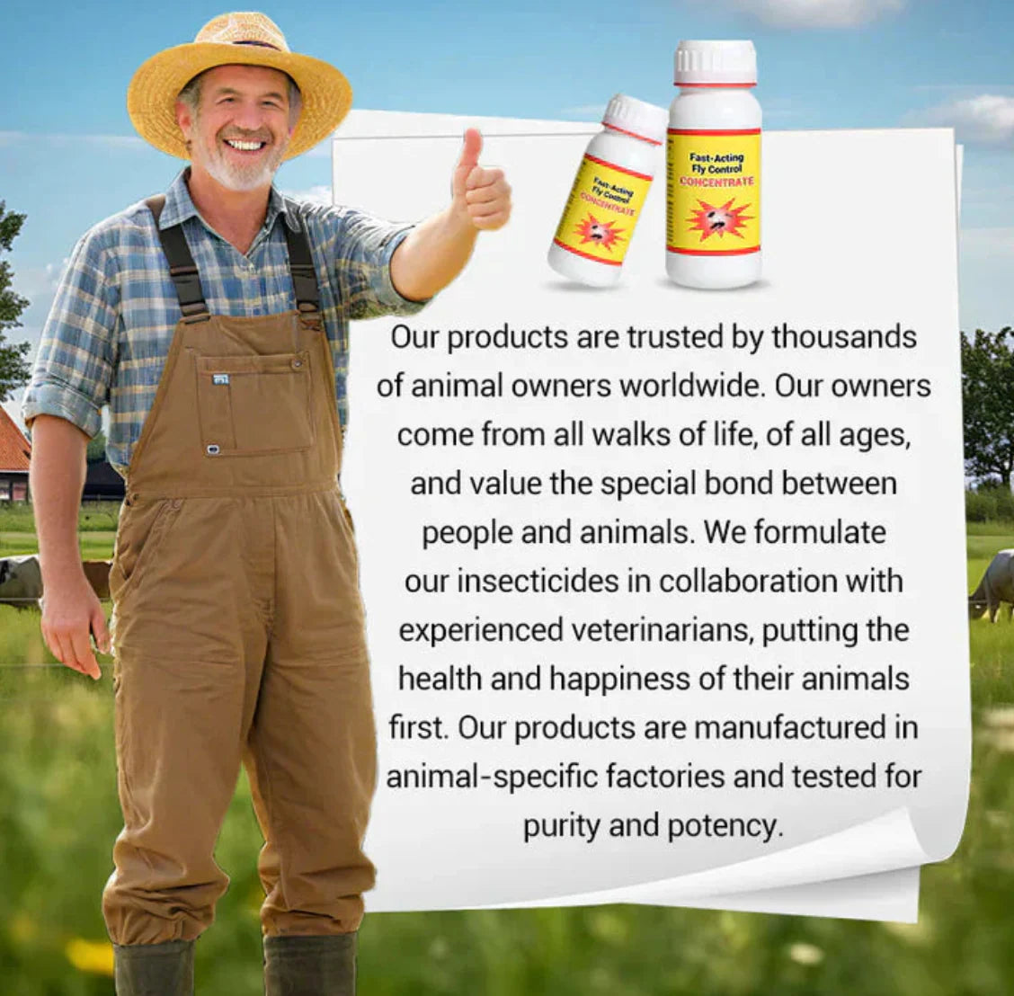 Fast Acting Fly Control Concentrate – (Pack of 2)