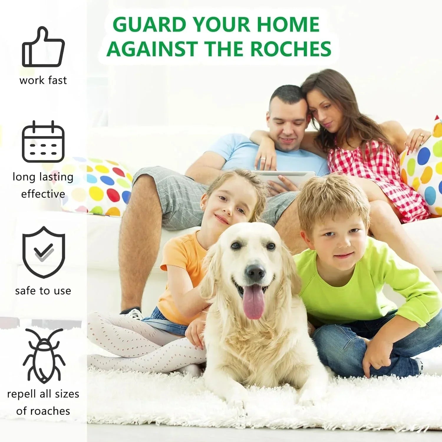 Roach Shield Natural Gel – Safe & Powerful Cockroach Killer for Kitchens, Bathrooms & Cabinets