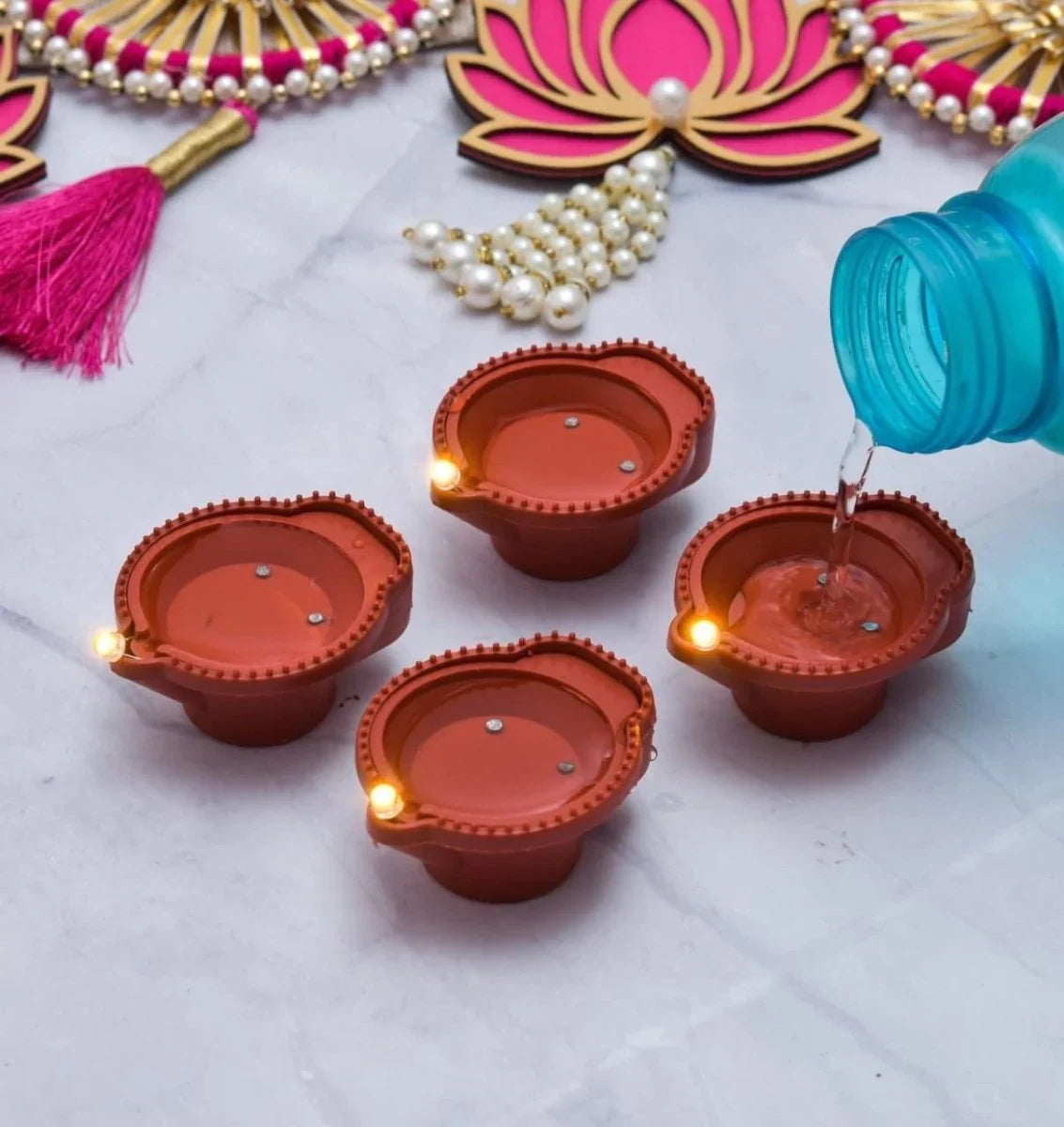 Smokeless Water Senor Diyas ( RE-USABLE + LONG LASTING)