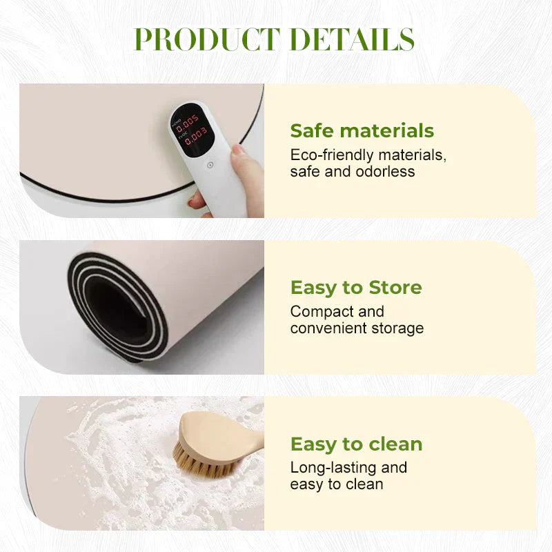 Quick-Dry Non-Slip Peacock Mat |⏳Time-Limited Special⏰